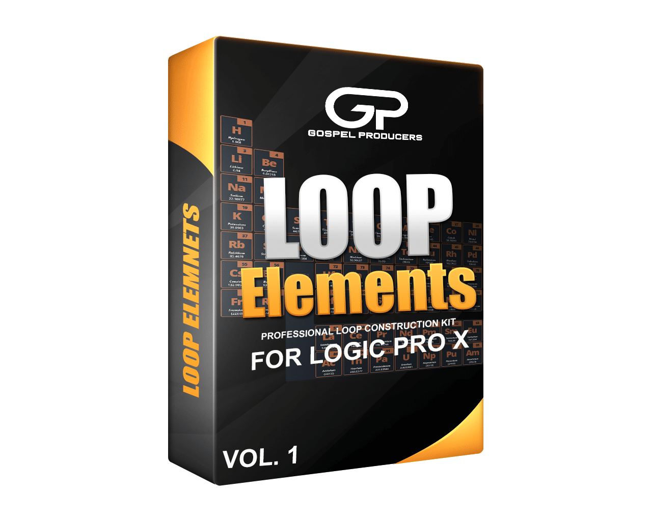 Logic Pro x logo. Only loops